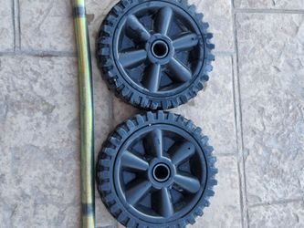 2 - 8" Wheels & Axle.