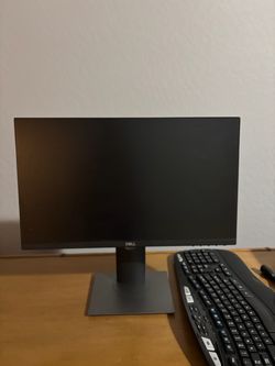 17-inch Dell monitor and keyboard