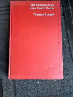 The Economics of Bank Credit Cards Thomas Russell 1975 Praeger Rare Hardcover