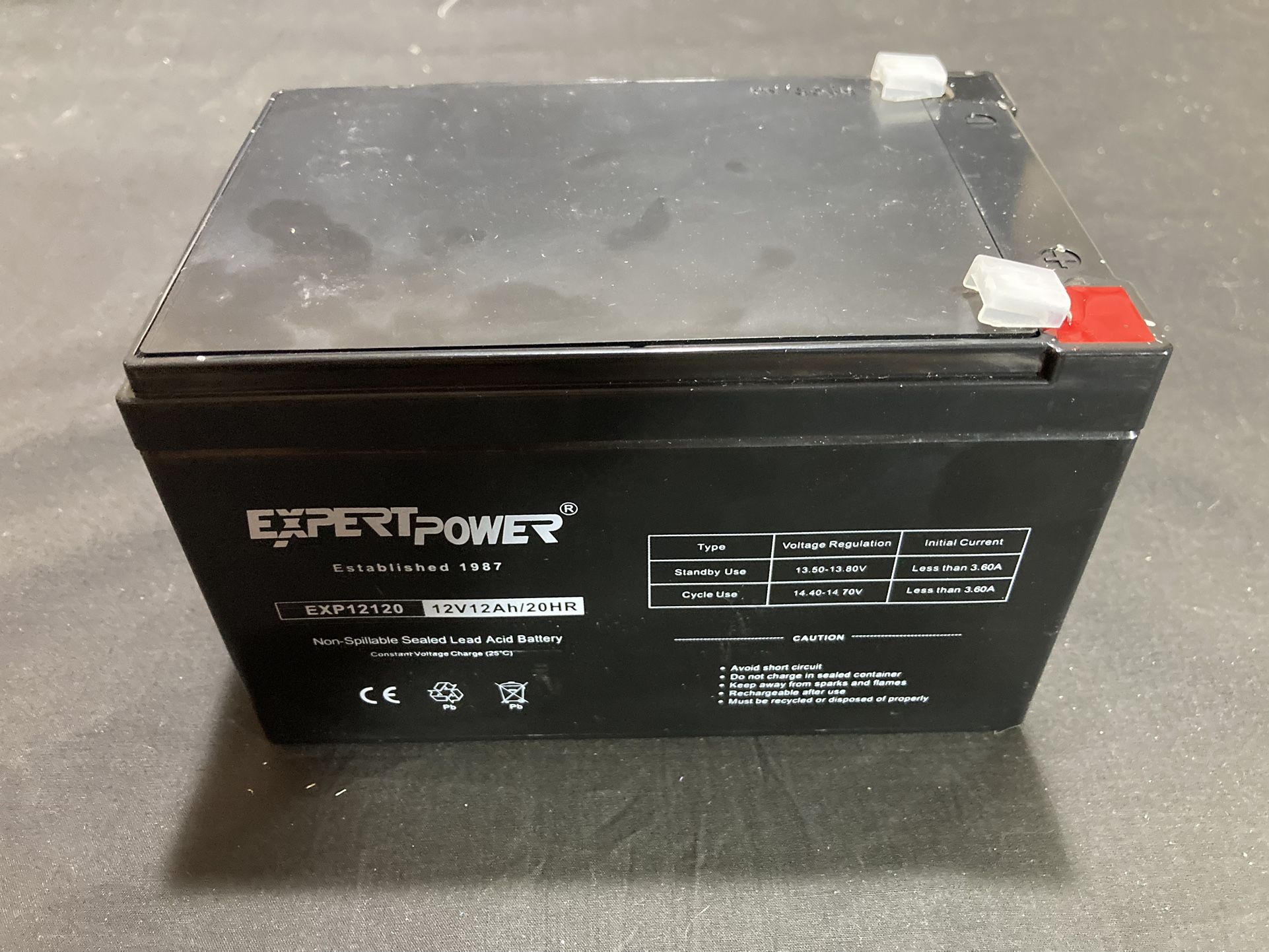 Expert Power 12v 12Ah GENERAL PURPOSE VRLA BATTERY EXP12120 12V 12Ah