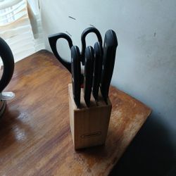 Kitchen Knife Set With Block