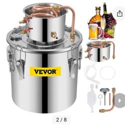 9.6gal 38l Home Diy Wine Water Distiller Moonshine Still Boiler Kit 2pot