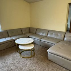 “12 x 9.10” Leather sectional from Macy’s