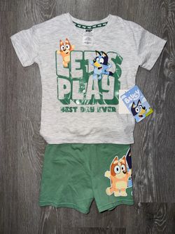 Bluey Kids 2-Piece T-Shirt and Shorts Set