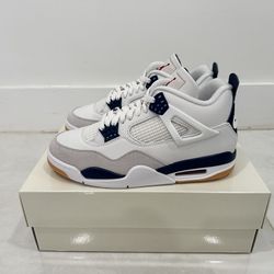 Authentic Air Jordan 4 Retro SB Navy Men's Size 8.5