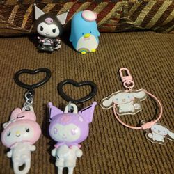 Sanrio Keychains & Figurines 