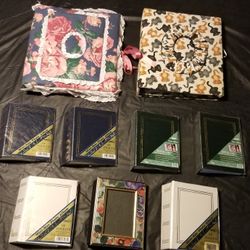 9 PCS. NEW PHOTO ALBUMS 