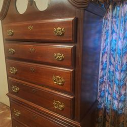 Antique Cherry Wood Dresser