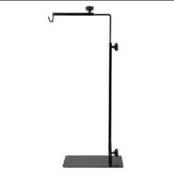 Metal Reptile Lamp Holder, Heat Lamp Holder, Terrarium Lamp Holder, Adjustable Length & Width (Height 16-25'', Hook 8-12'') Pet Products