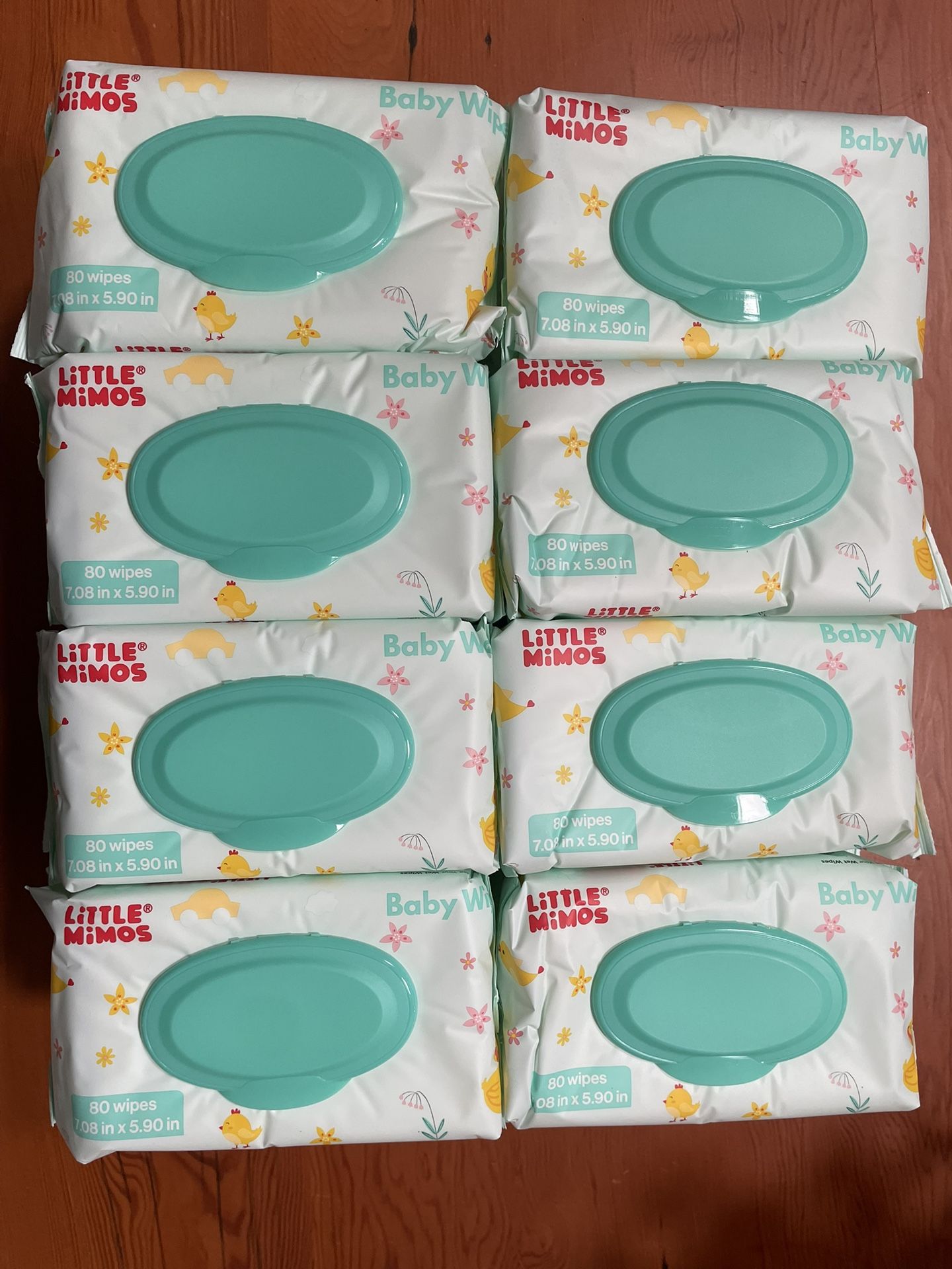 1,920 wipes Little Mimos Box Of Baby Wipes/Extra Soft/Aloe Vera extract/Lightly Scented