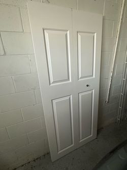 Closet Door and Rack