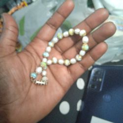Real Pearls And Beads Bracelet 