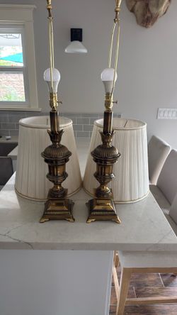 Antique looking table lamps