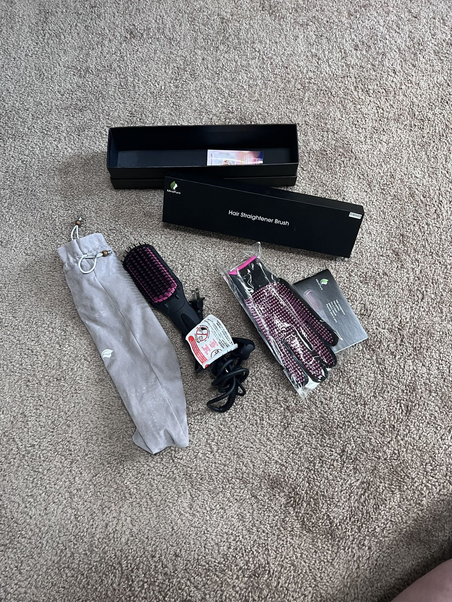 MiroPure Hair Straightener Brush
