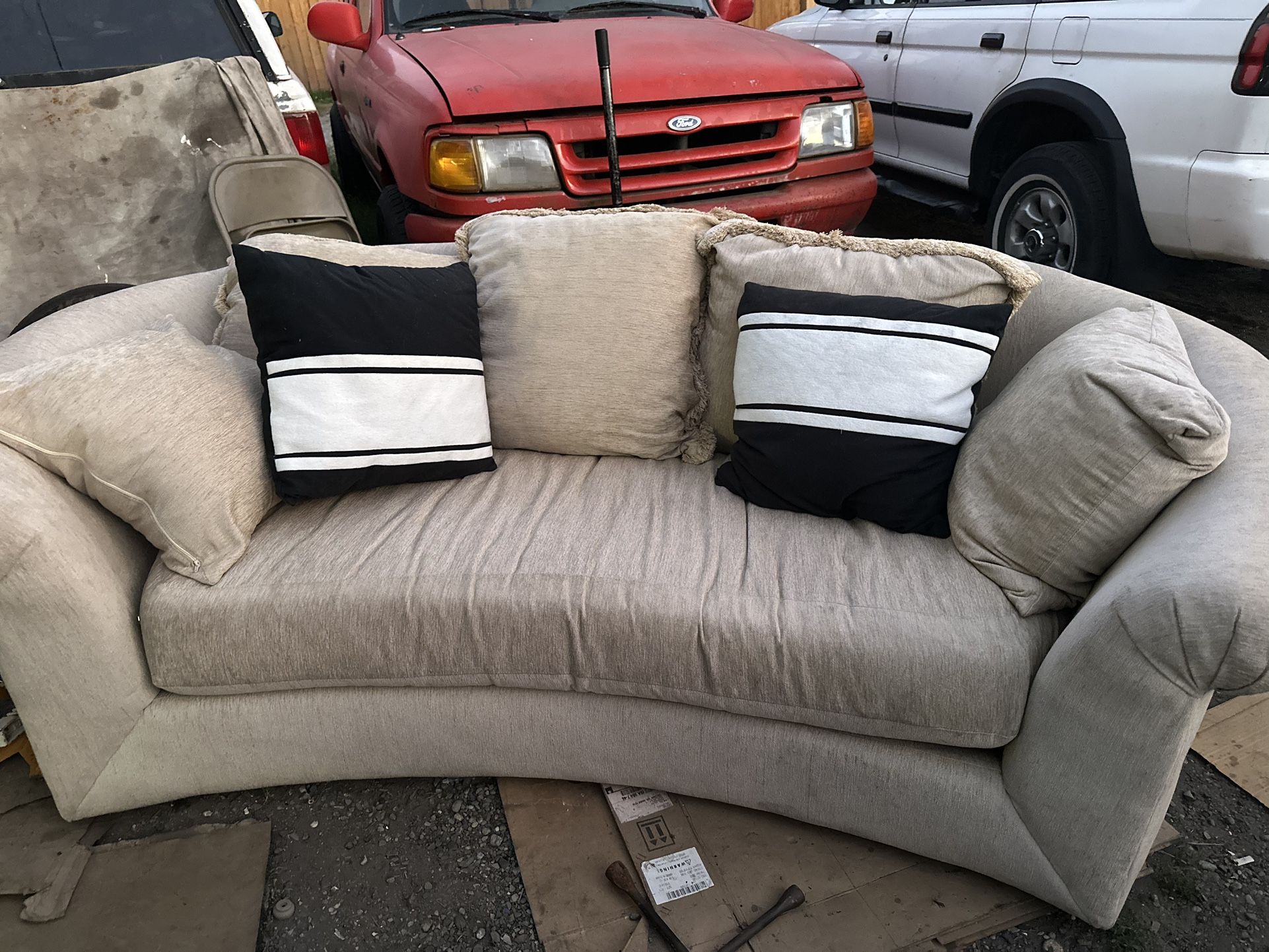 Half Circle Couch