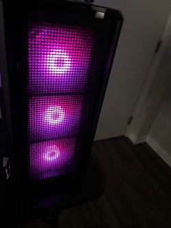 Tall Party Speaker with LED Light Display