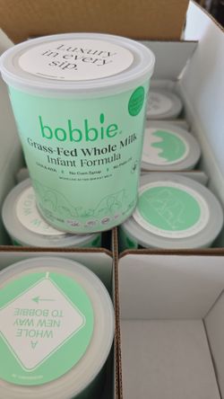 8 cans - Bobbie Whole Milk Baby Formula
