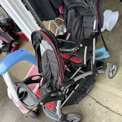 Sit And Stand Double Stroller