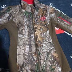 camo heat gear zip up jacket