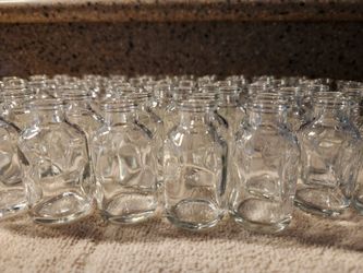 Lot of (95) Vintage Tiny Glass Bottles for Crafting, Apothecary Bottles, No Stopper