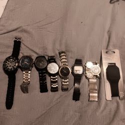 8 Watch Collection - All sold together