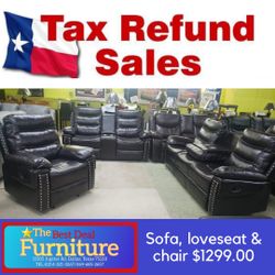 Sofa , Loveseat, Chair Recliner