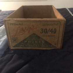 Vintage Libby’s Prunes  Wooden Box/Crate