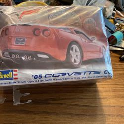Revell Red Corvette Car Kit Unopened