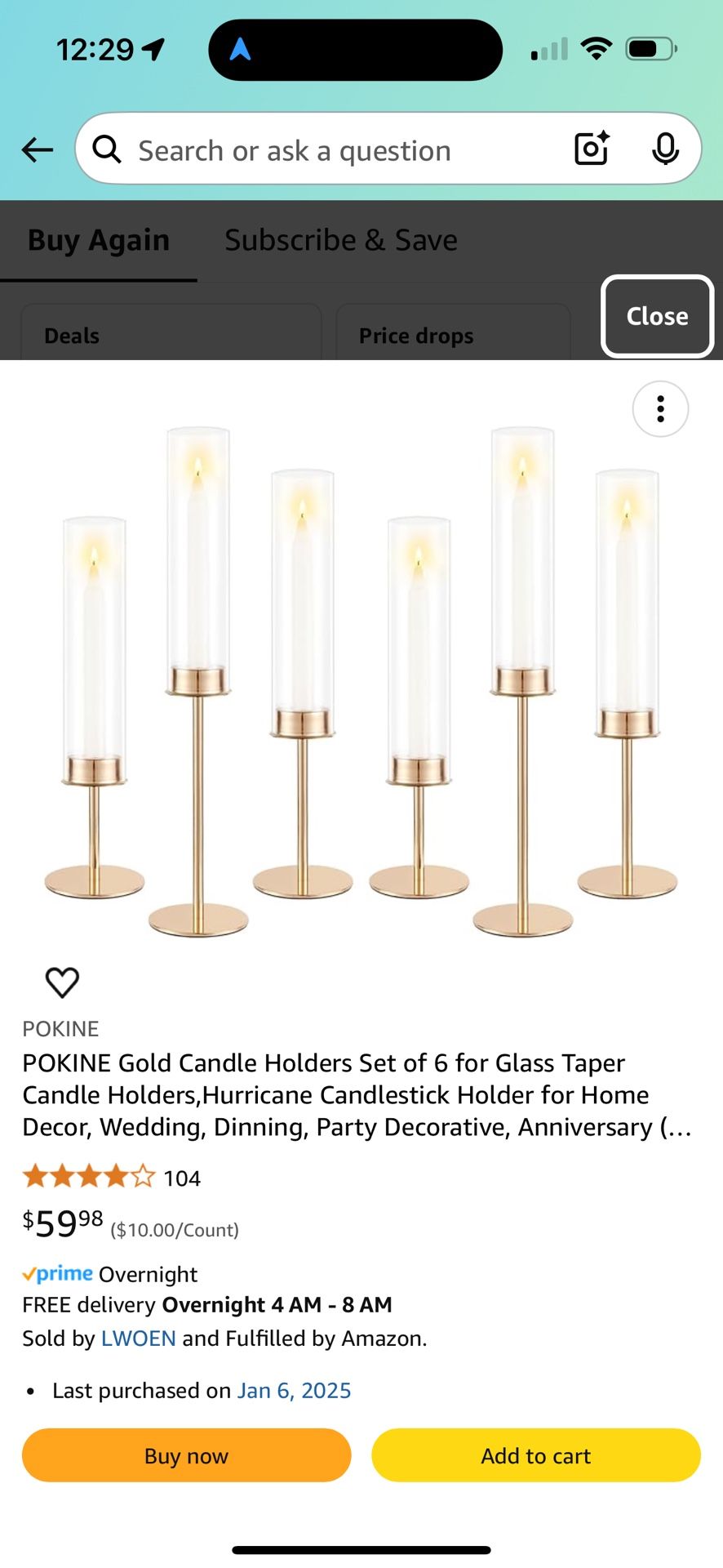 Candle Holders Brand New