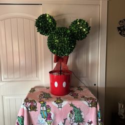 Mickey Christmas Planter