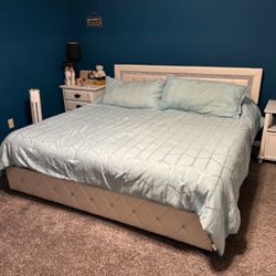 White King Size Bedframe