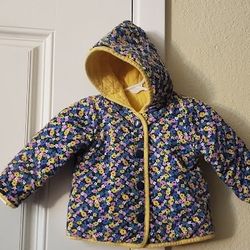 First Impressions Girls Coat with Hood 12 Months