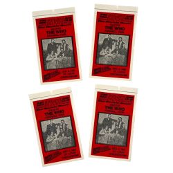 The Who Farewell Tour 1982 KWK St. Louis Checkerdome Stickers Lot of 4