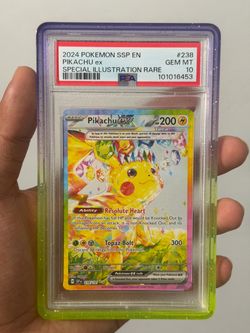 Pikachu EX Special Illustration Surging Sparks 238 PSA 10