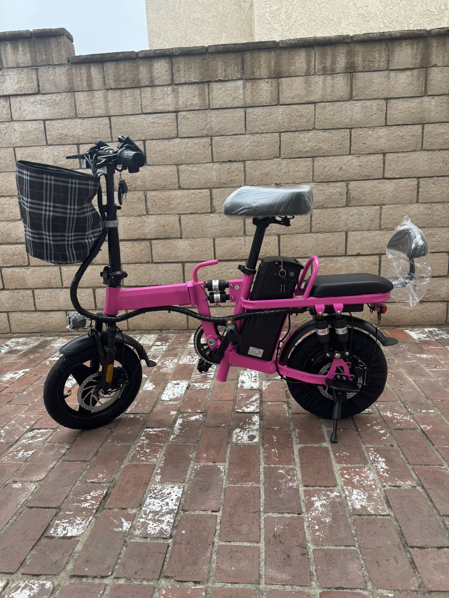 Folding electric bicycle