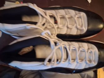 Air Jordan 11 White and Black Sneakers