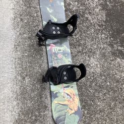Snowboard 115 And Boots 