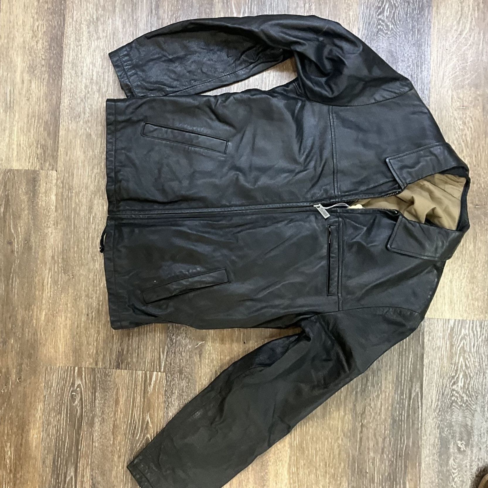 Wilson Leather Jacket + Vest Small