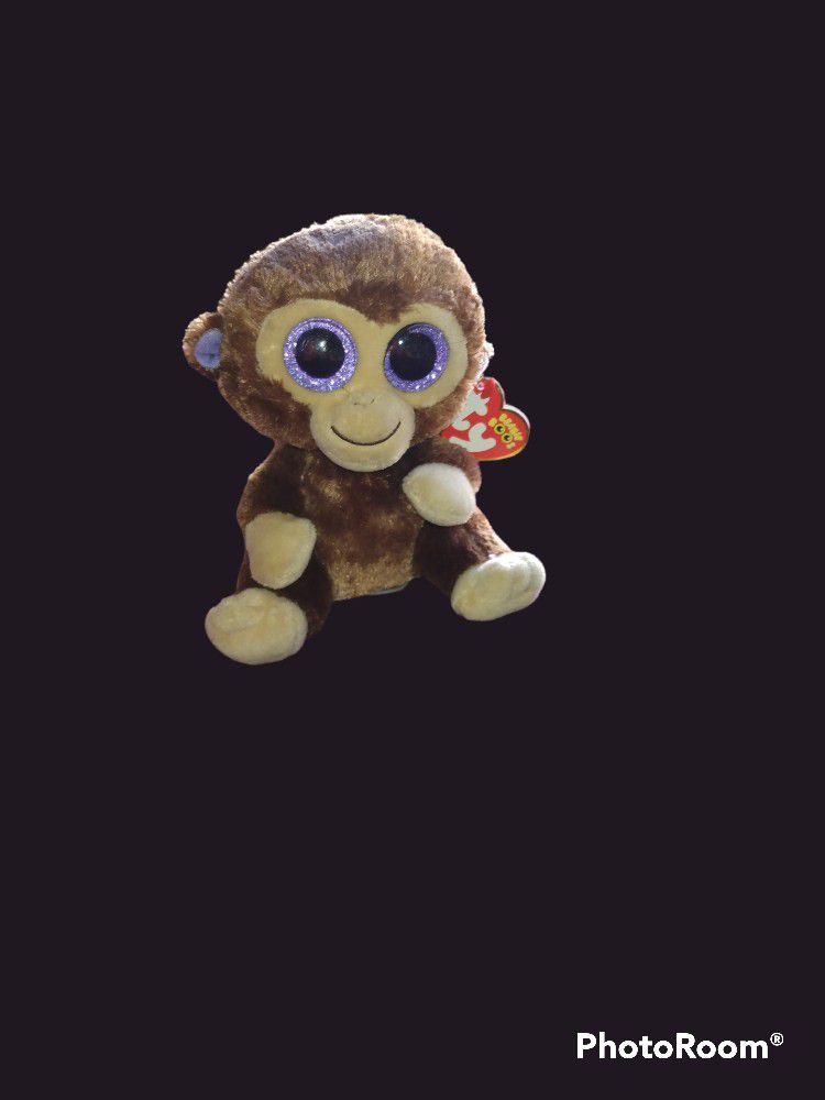Ty's Beanie Boos Coconut The Monkey 