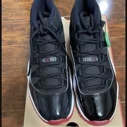 AIR JORDAN 11 RETRO BLACK/TRUE RED-WHITE NOIR/BLANC/VRAI ROUGE