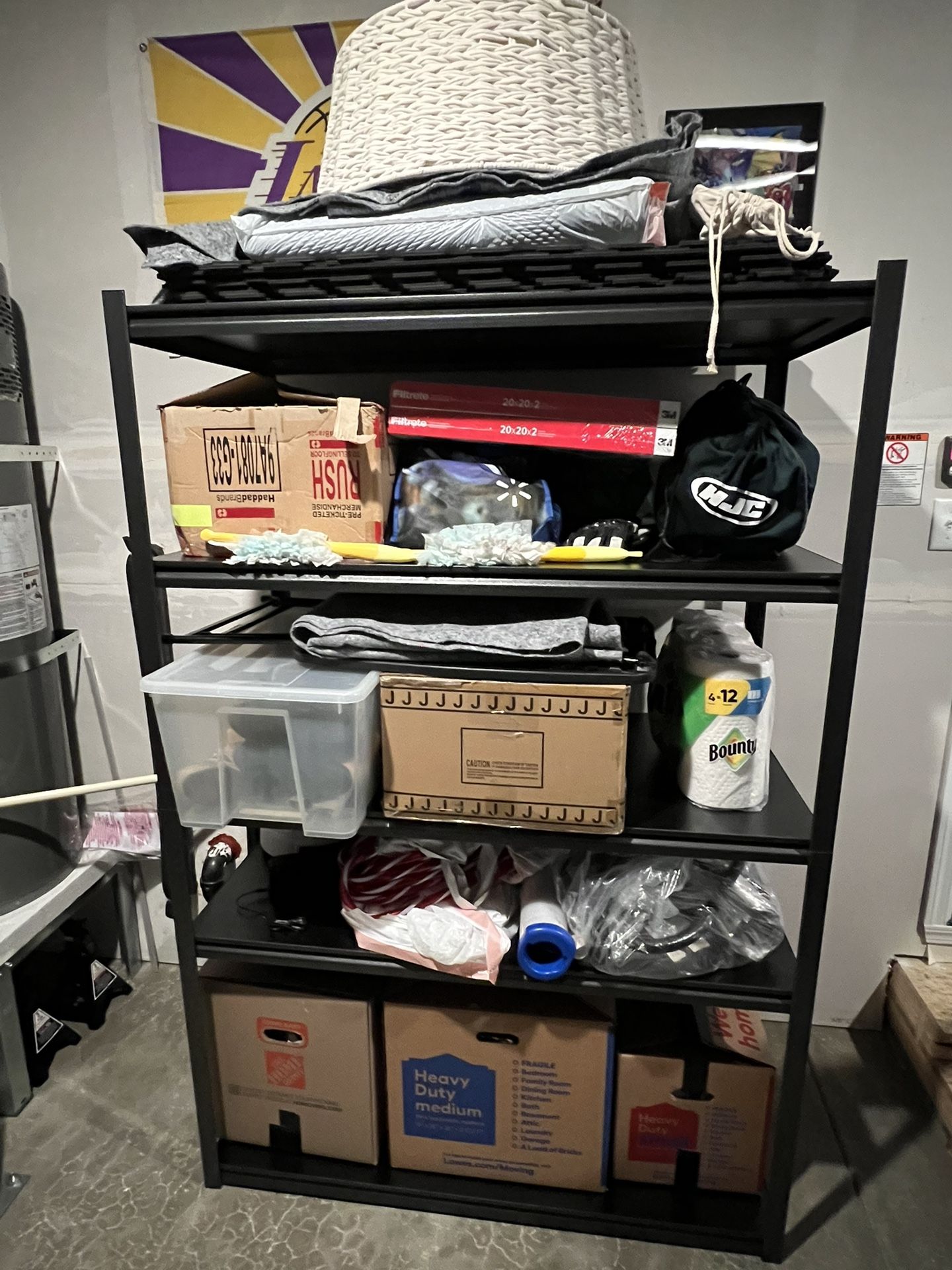 5 Shelf Z-Beam Steel Storage