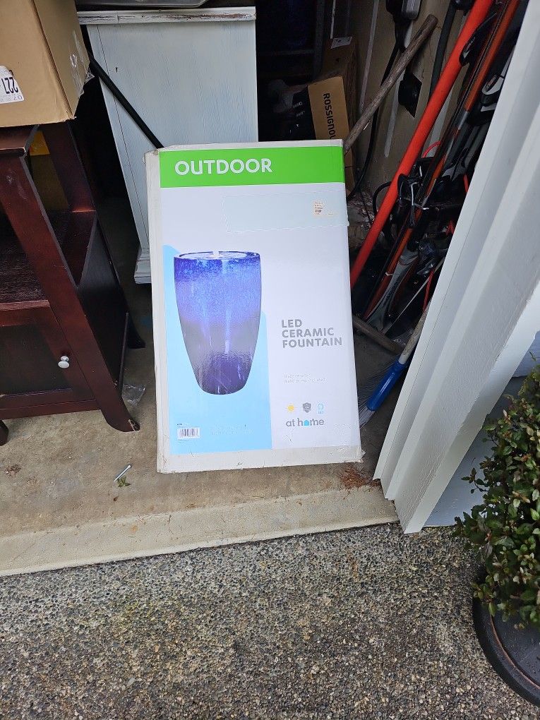 Outdoor Led Ceramic Fountain