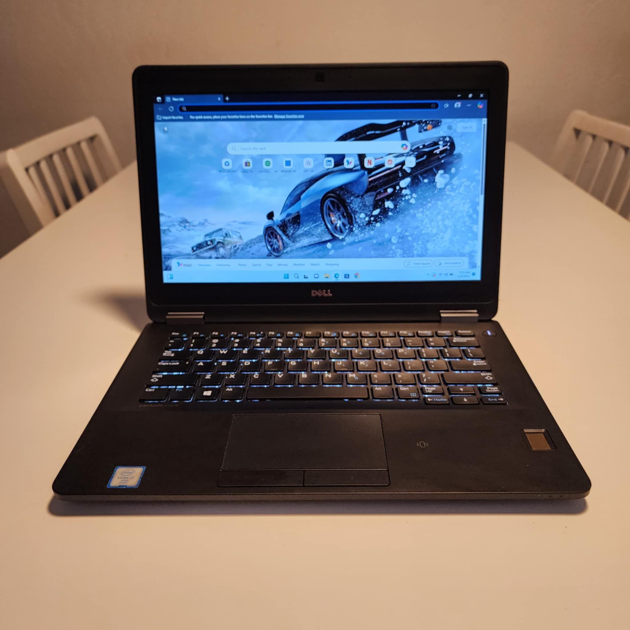 Dell Latitude E7470 laptop computer 13.3-inch Intel Core i7-6600U X2 2.6GHz 8GB RAM 120GB SSD Windows 11 pro. Microsoft office installed. Nothing