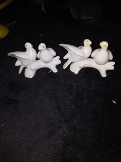 Pair Of Doves On A Branch