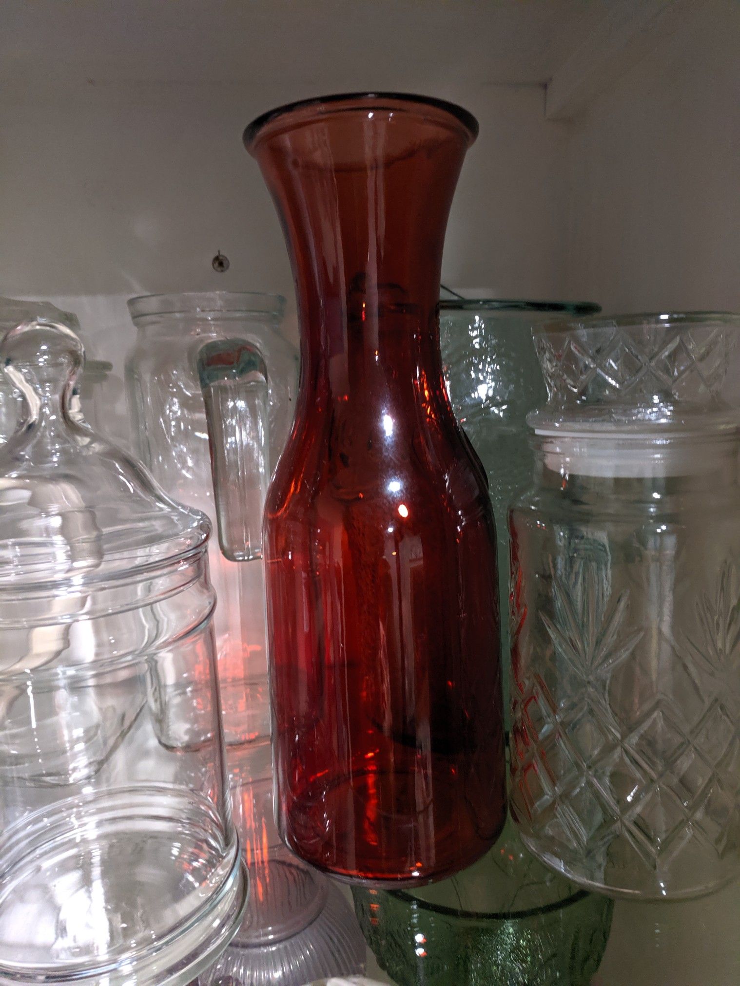 Red carafe