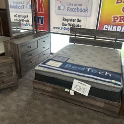 Grayish Brown Modern Bedroom Set 