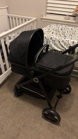 2-in-1 Baby Stroller - Folding Infant Newborn Pram Stroller with Reversible Seat - Toddler Stroller