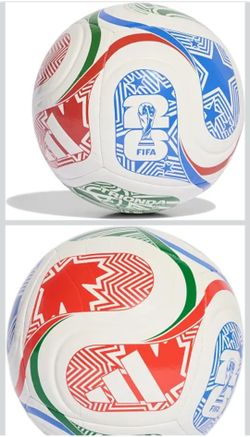 Size 3 Adidas FIFA World Cup 26™ Trionda Soccer Ball
Requires Inflation, For Indoor or Outdoor,