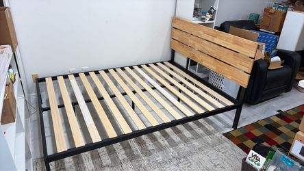 Queen size bed with mattress free delivery