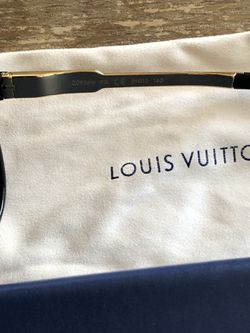 LOUIS VUITTON Acetate Mascot Sunglasses Z0936W Black 1197440